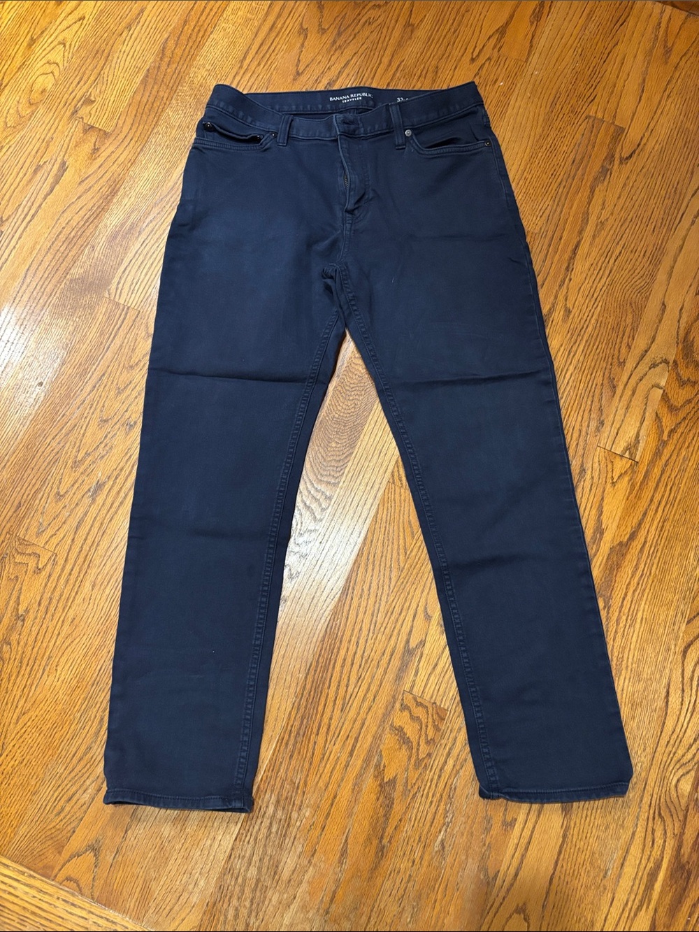 Banana Republic Men's Slim 5 Pocket Pants in Dark Navy